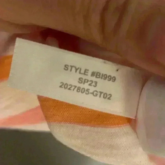 J. Crew Long-sleeve striped tee 100% cotton size medium - Picture 3 of 8